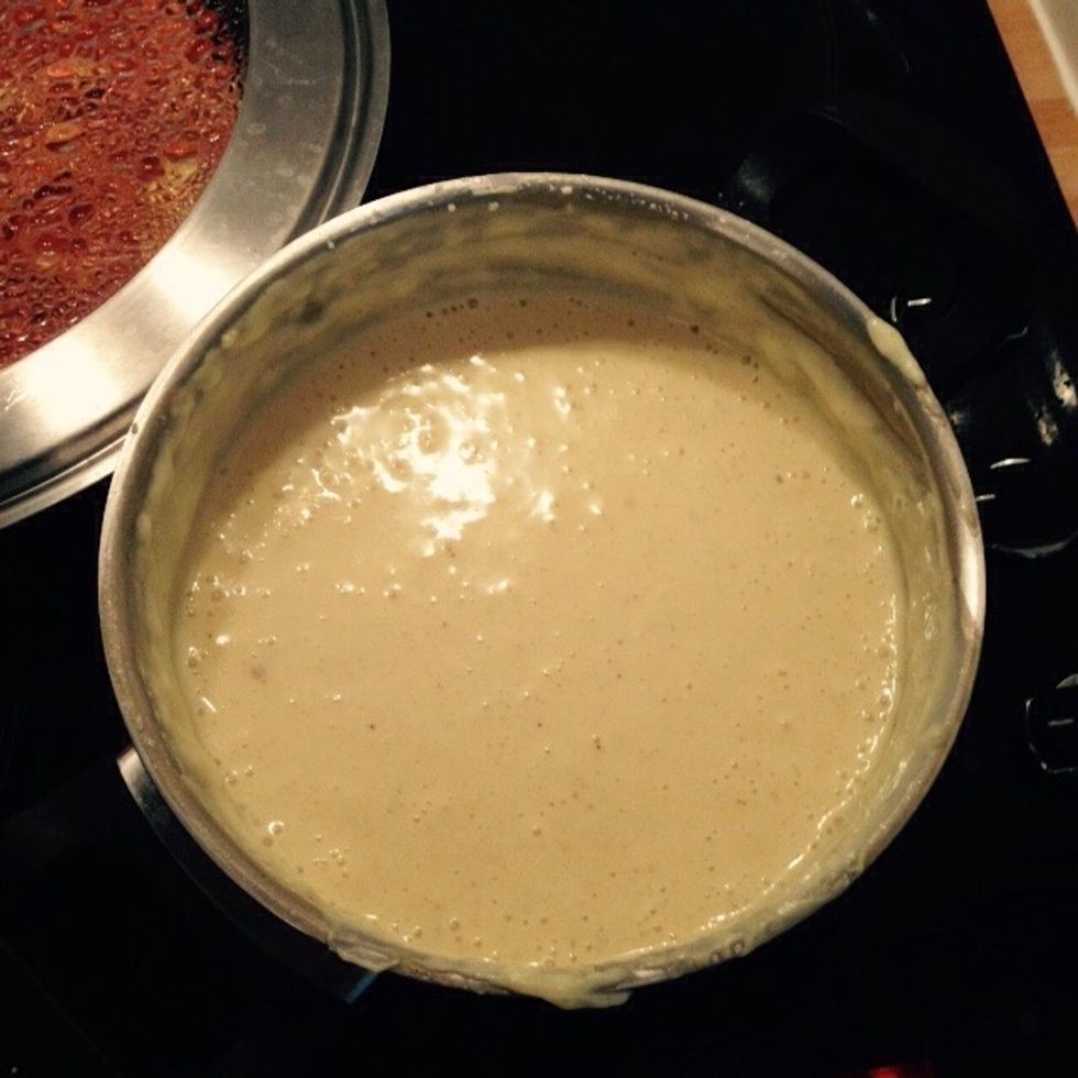 Cook for 10-20min until thickened and then set aside.