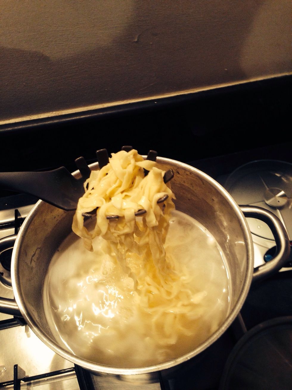 Cook for 2 minutes. Don't over cook it, it'll become too noodly..
