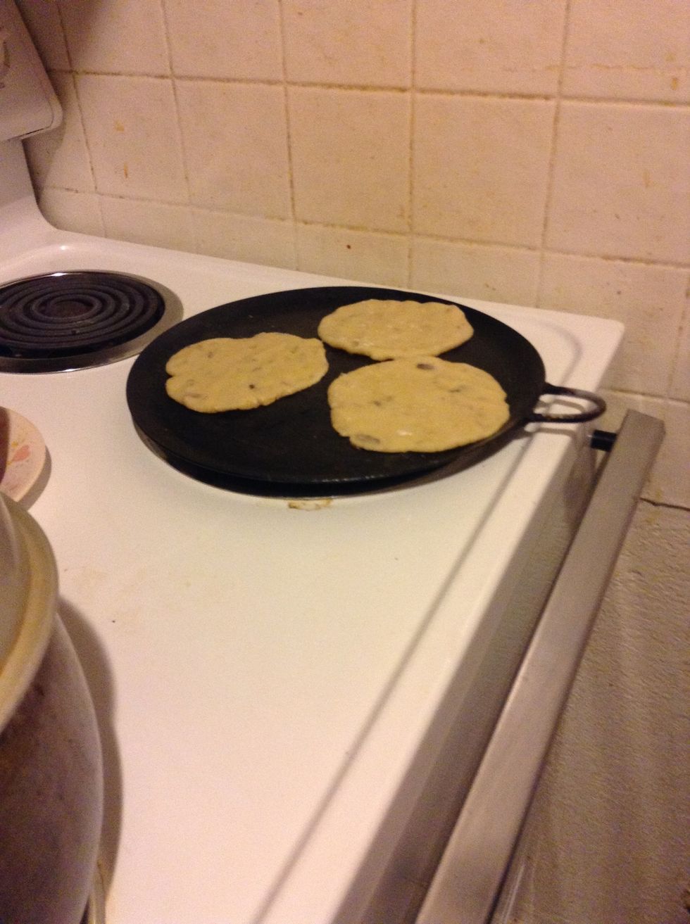 Cook for 30 sec each side