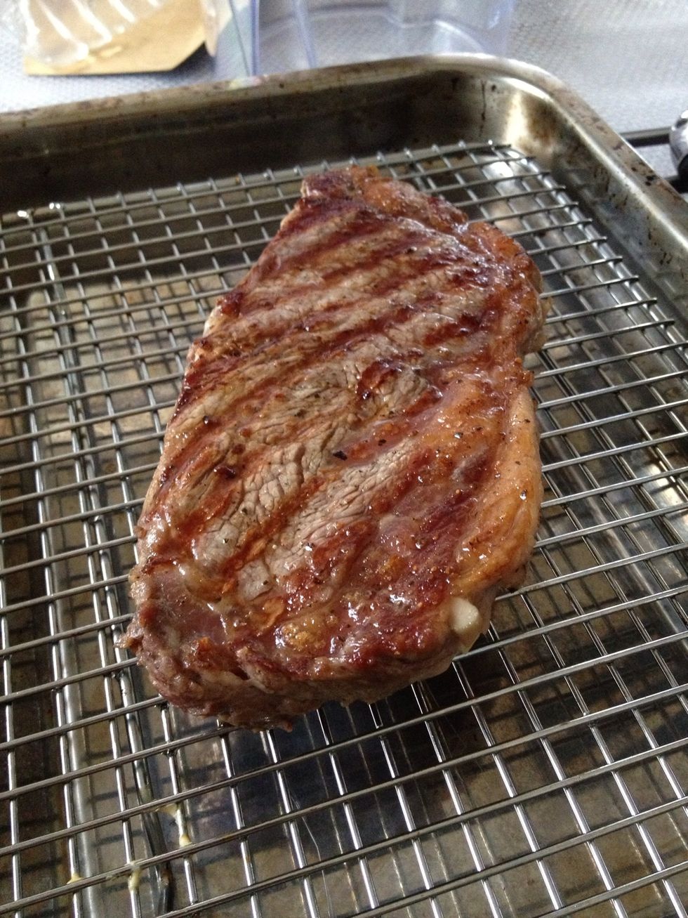 cook for 4-7 minutes take out and allow to rest for 5 minutes (do not skip this step!)