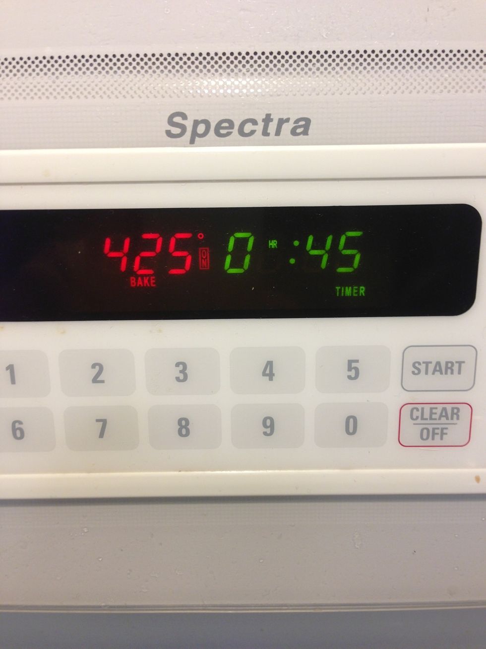 Cook for 40-50 minutes at 425.