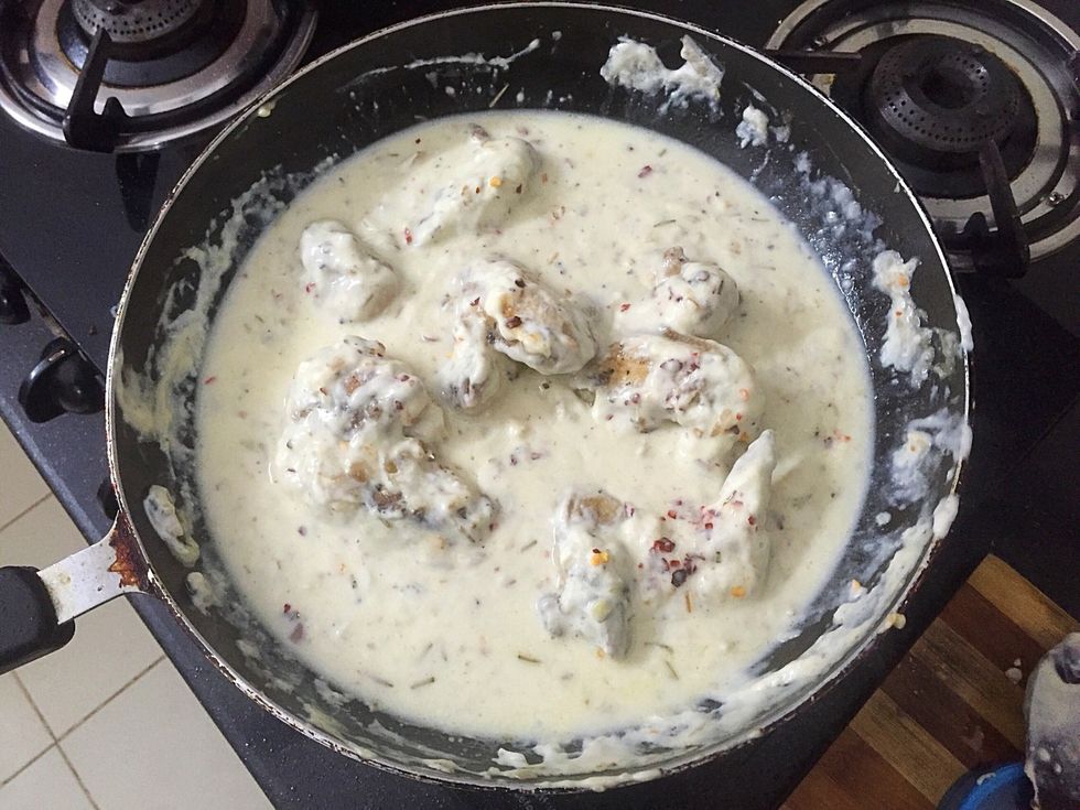 Cook for 5 mins in low flame