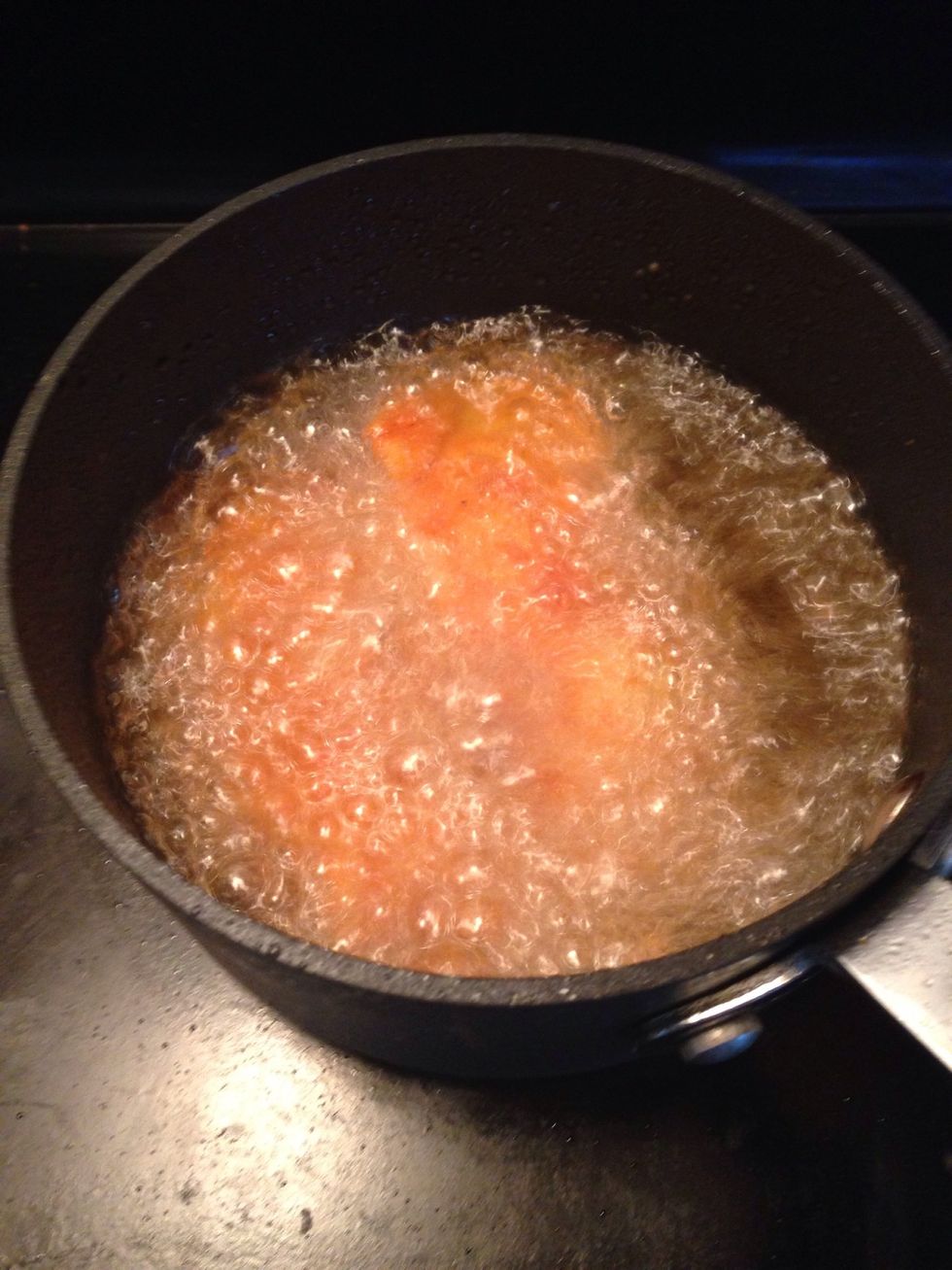 Cook for about 6 minutes on one side.