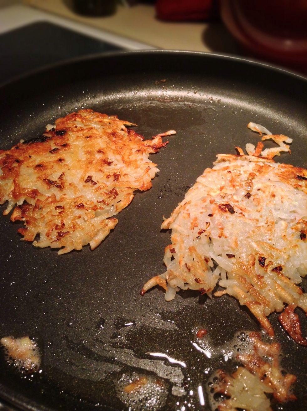 Cook for an additional 10-15 minutes on the other side or until you see it getting golden brown.