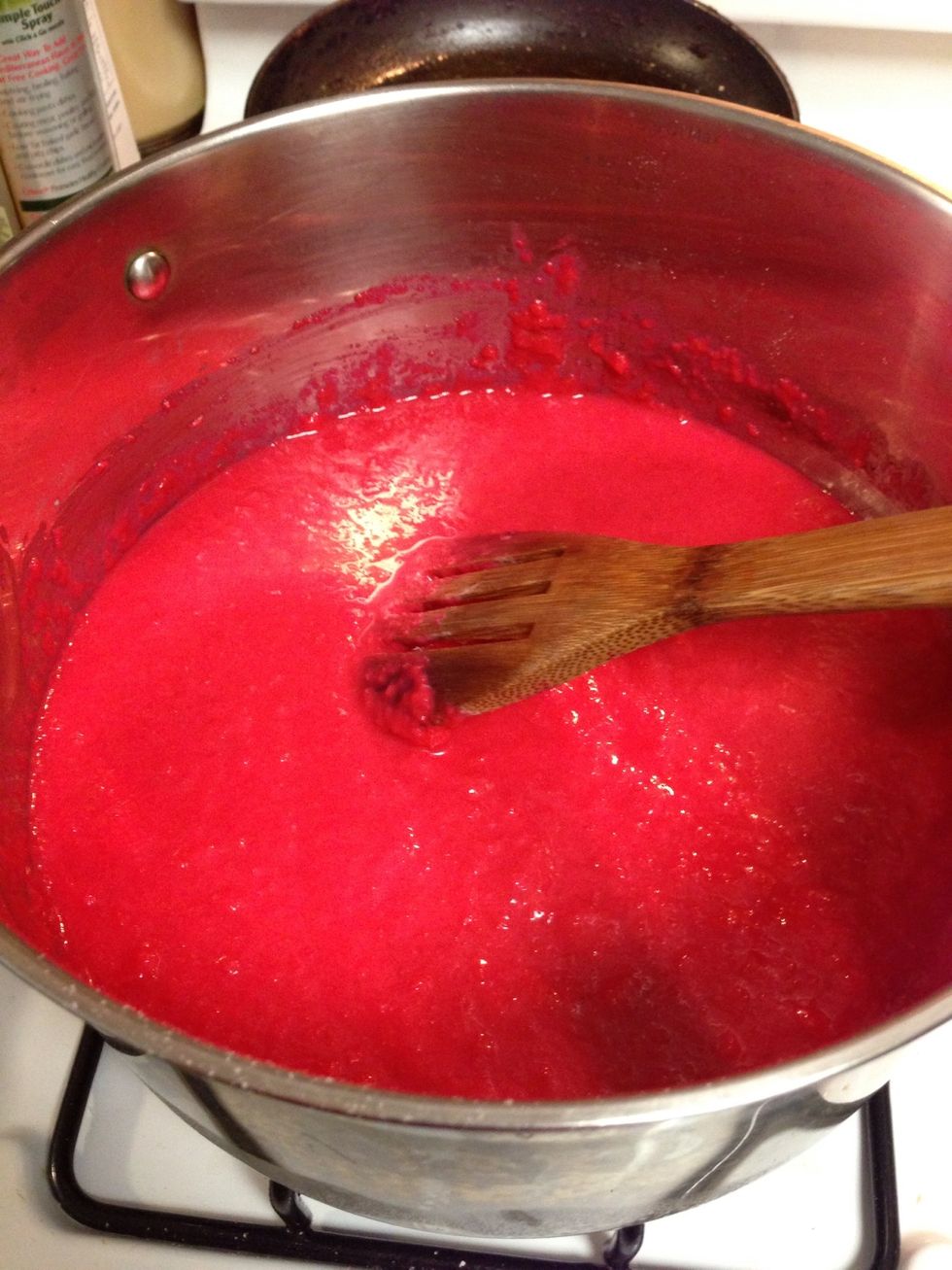 Cook in medium heat, until it thickens