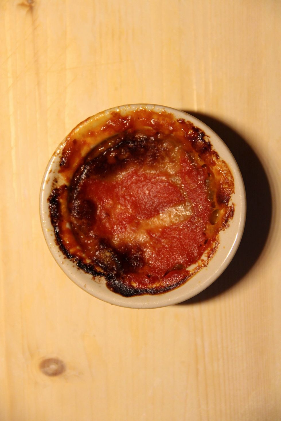Cook in oven at 180 degrees till top gets brown about 20 minutes