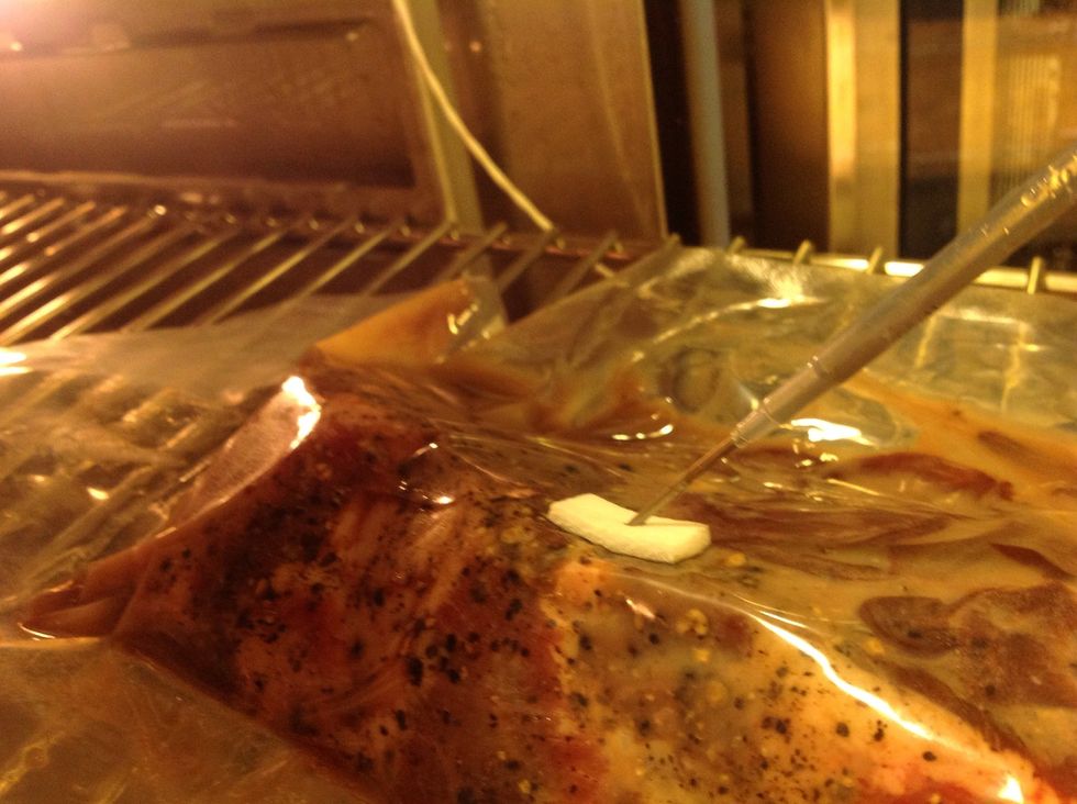 Cook in the combi on steam at 128F (54C) to 128F (54C)