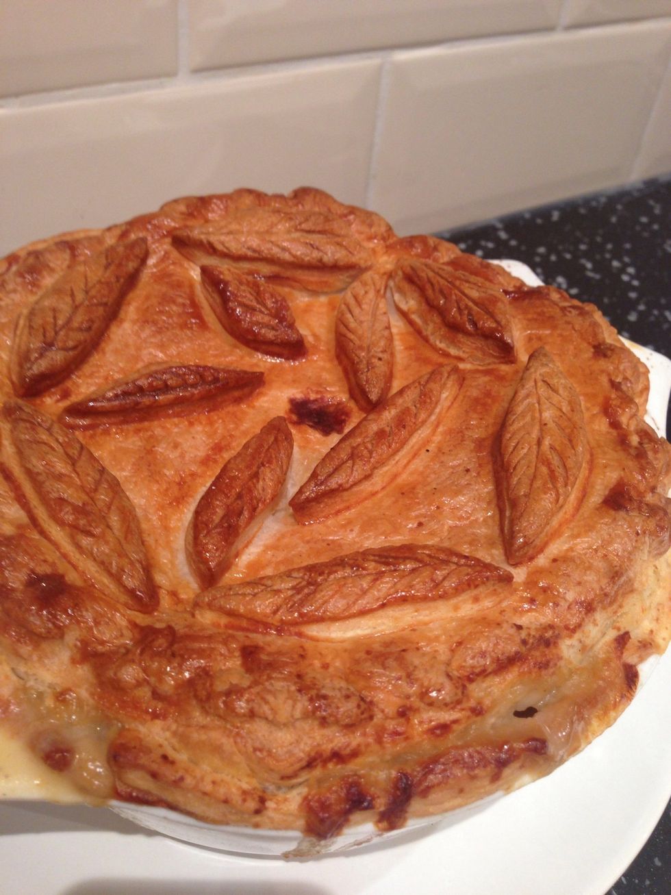 Cook in the oven at 180 degrees centigrade for 35 minutes