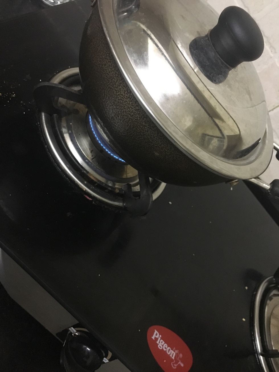 Cook it covered on low flame for few minutes