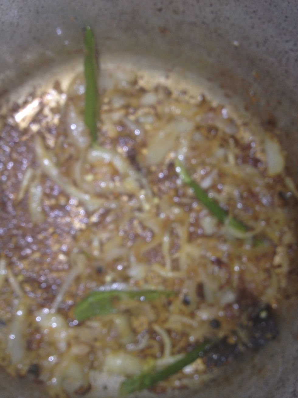 Cook it till the raw smell of ginger garlic is gone and everything starts turning brown ( keep an eye on this coz after you add ginger garlic paste it can stick to the pan very soon and burn)