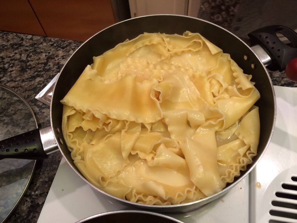 cook noodle for abt 12 min.. ( slightly over cook)