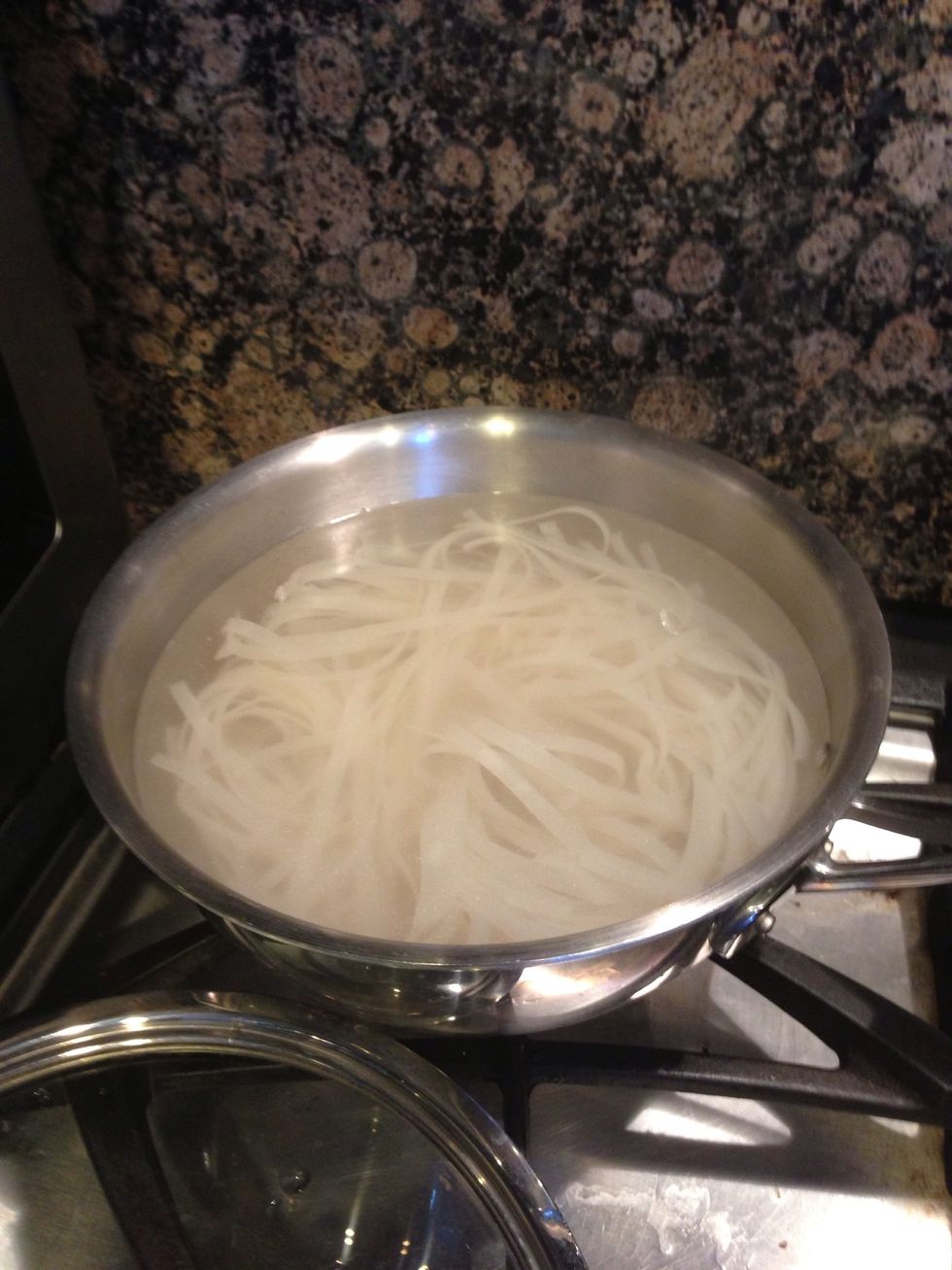 Cook noodle in boiling water 3 minutes.