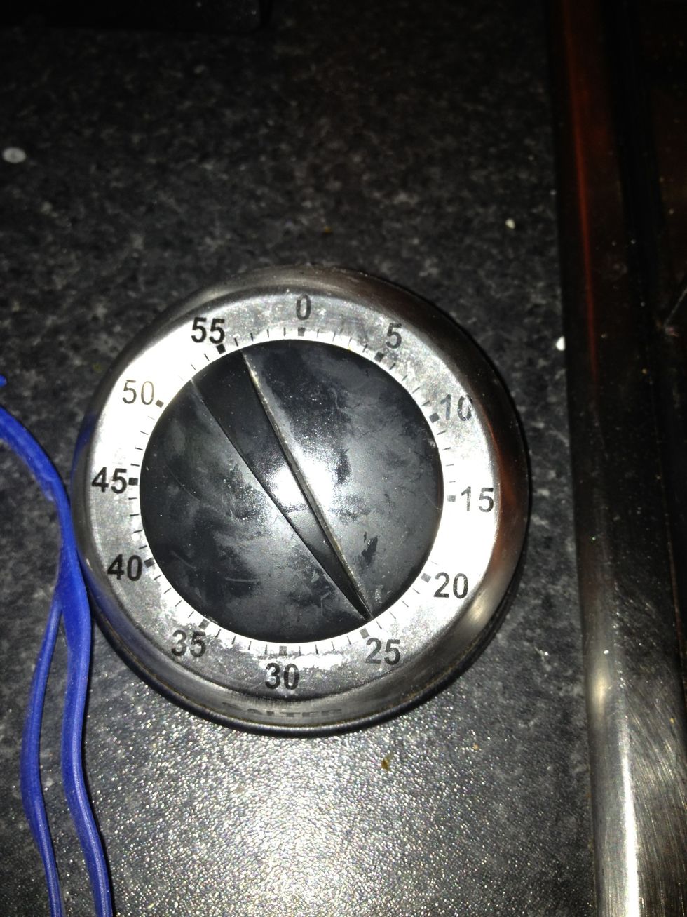Cook on a low to medium heat for around 25 minutes. You'll need to check every five or ten to make sure it isn't burning or sticking to the bottom of the pan.