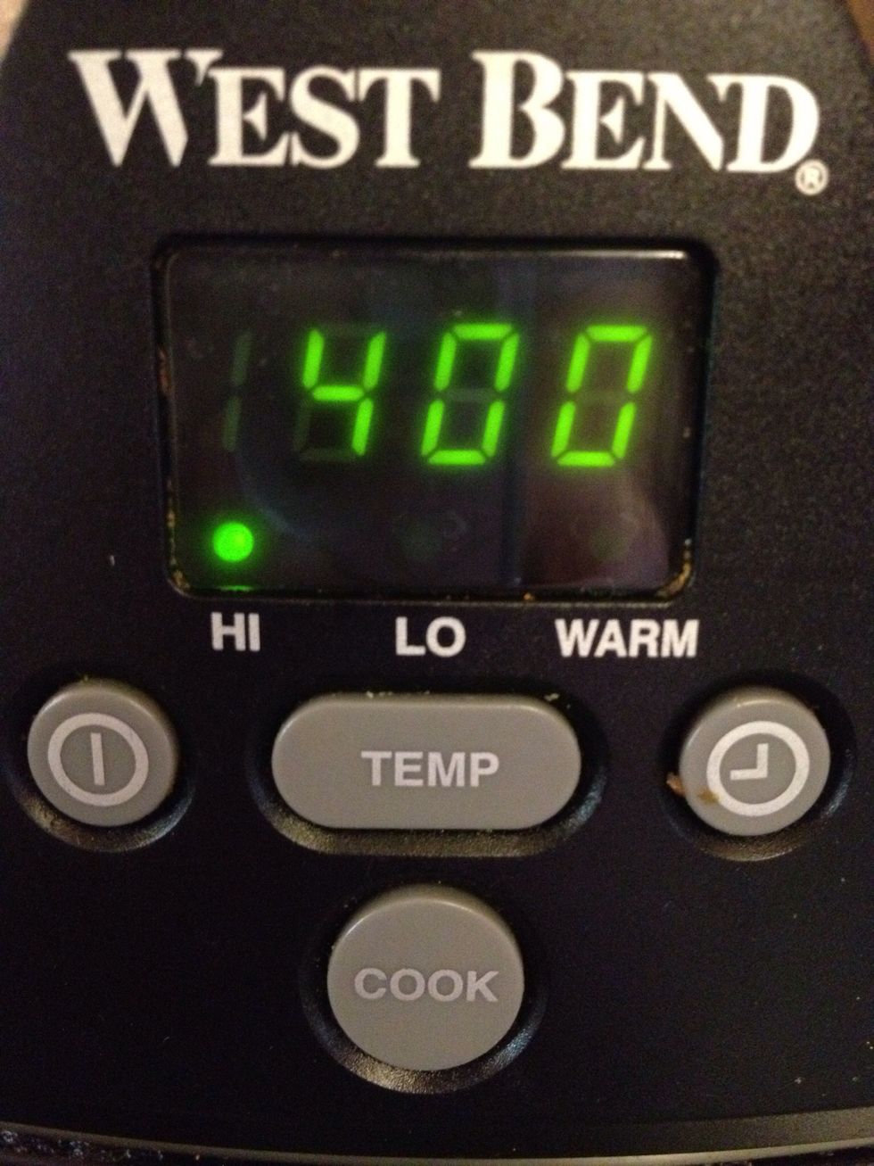 Cook on high 4-5 hrs. My crockpot switches to warm after the cook time. If your crockpot doesn't go to warm automatically and you'll be away from home/kitchen, set them to cook for 8 hours on low.