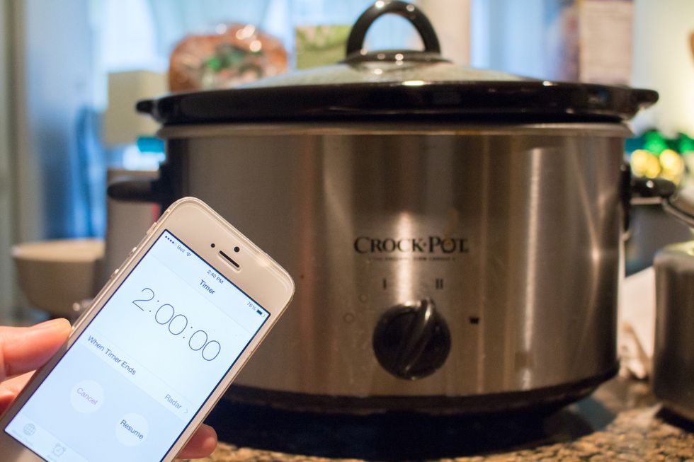 Cook on high for 2 hours, or on low for 4 hours.