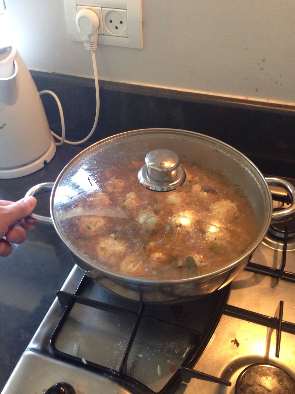 Cook on low heat for 45 minutes. If you need add in some water as you go