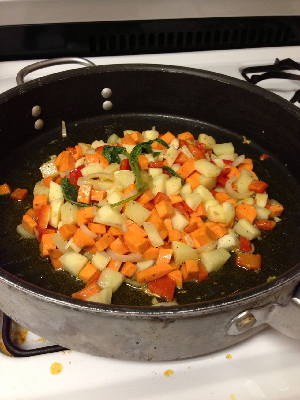 Cook on mid/high for 12 minutes