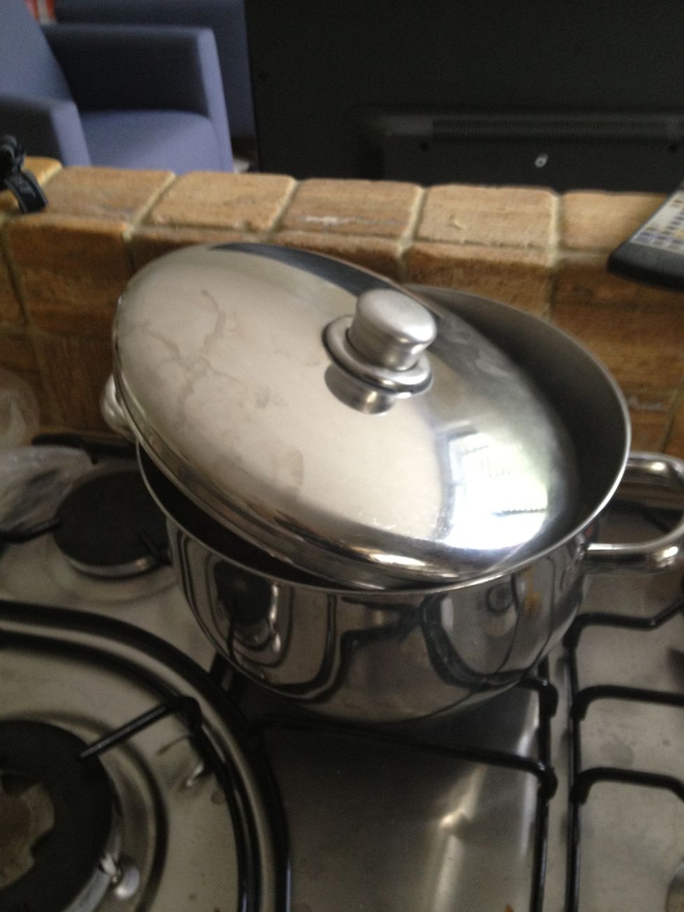Cook on small flame until the pasta is soft and all the water are gone