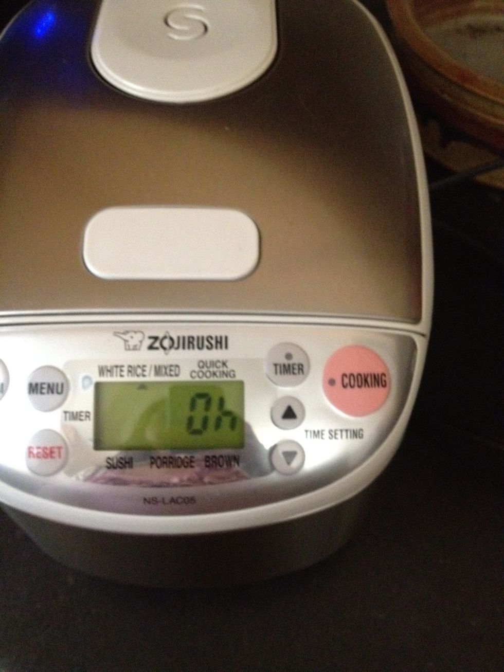 Cook on white rice setting