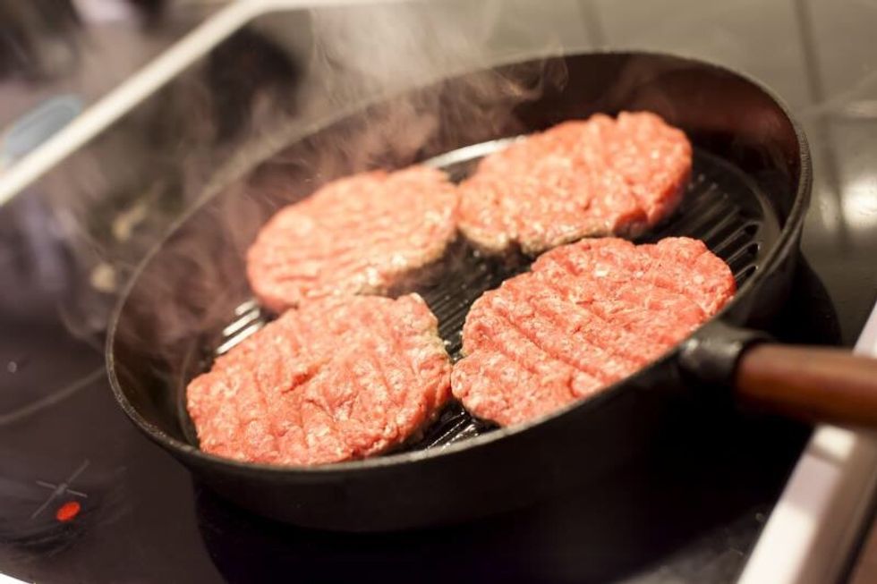 Cook patties for 3-4 mins, each side, until golden and cooked through.