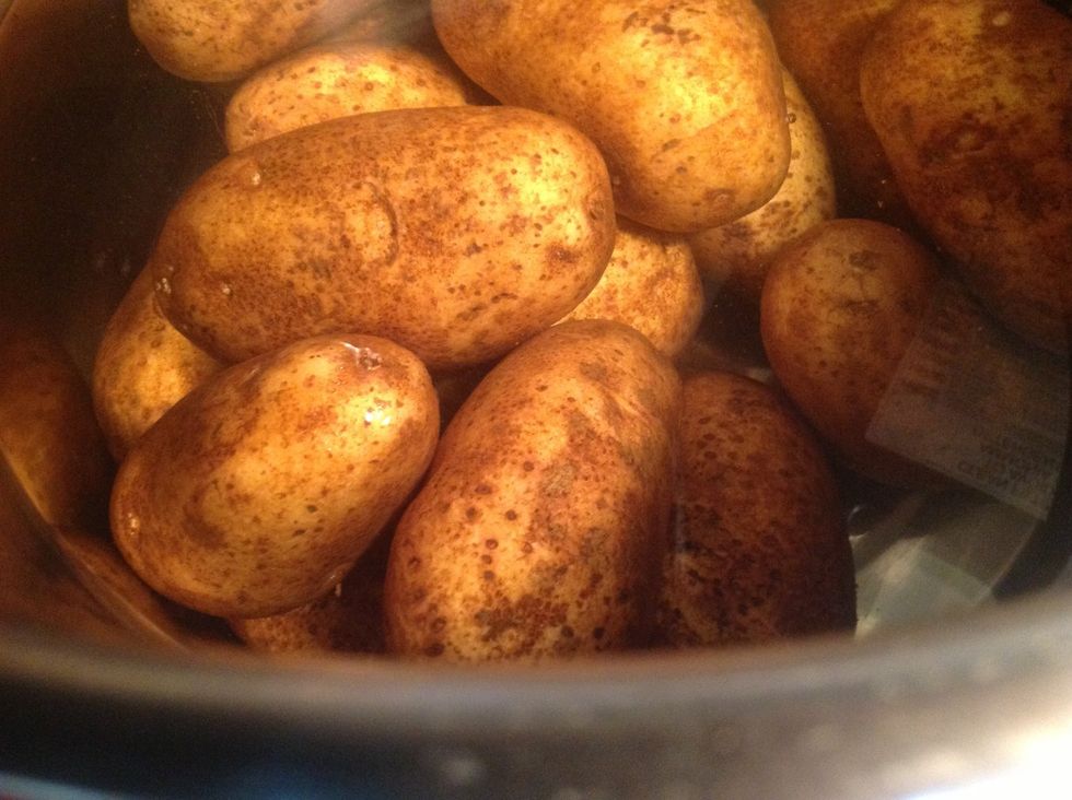 Cook potatoes