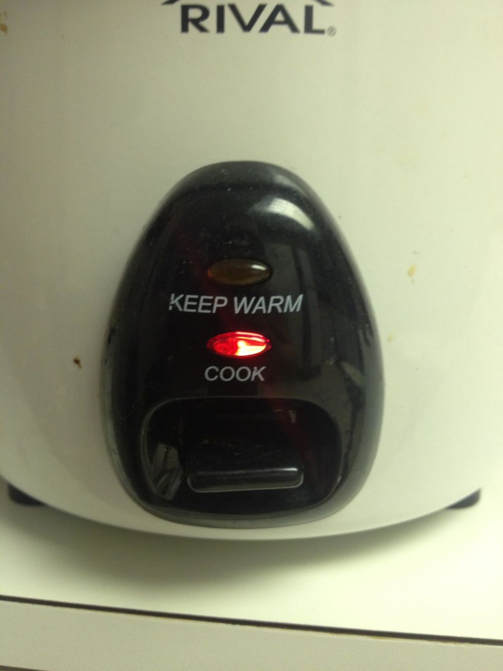 Cook rice as normal.