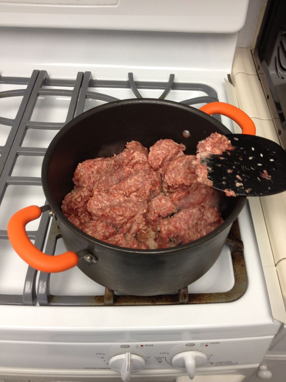 Cook Sausage completely thru.