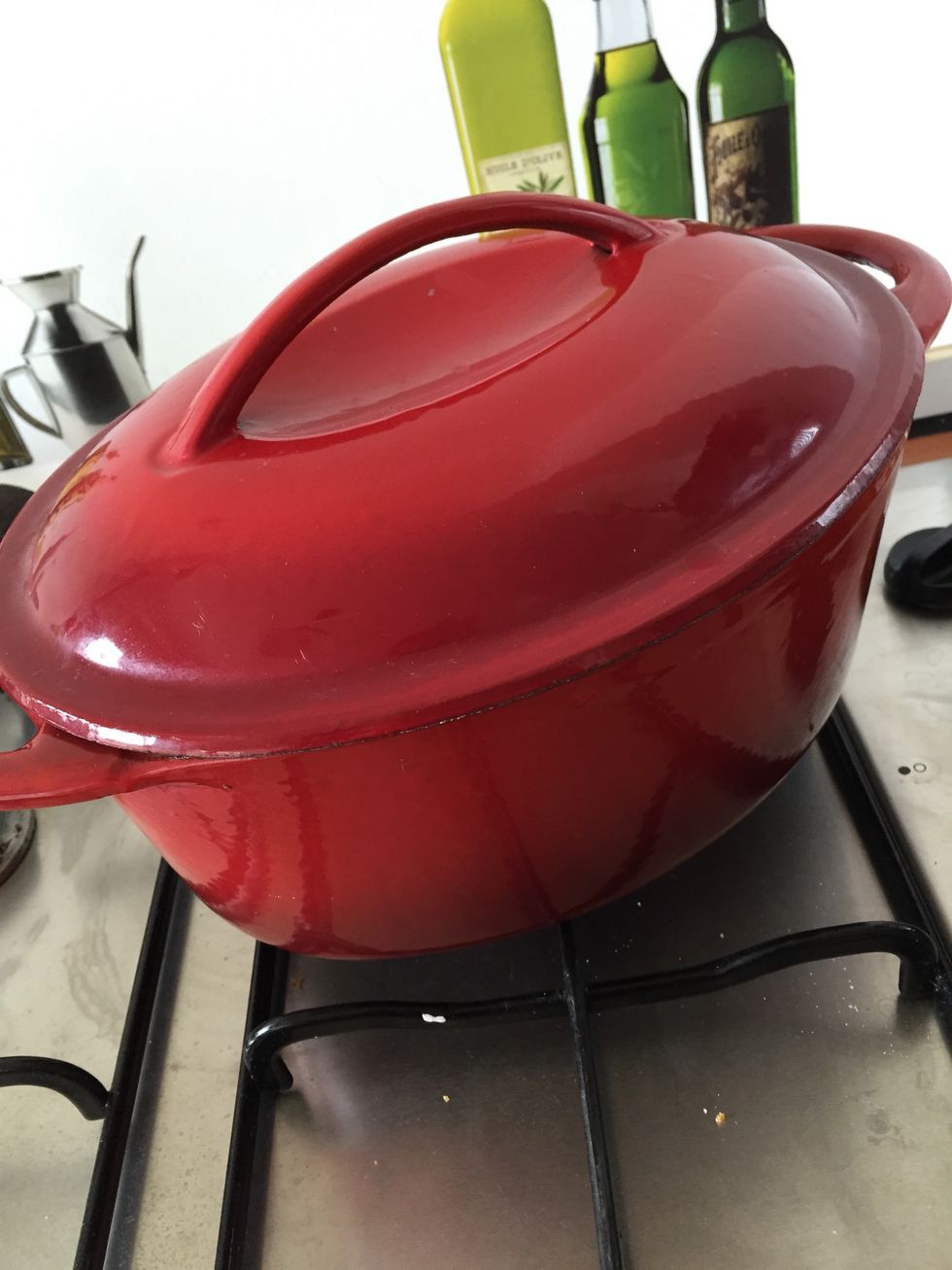 Cook slowly (the gass on the lowest level)