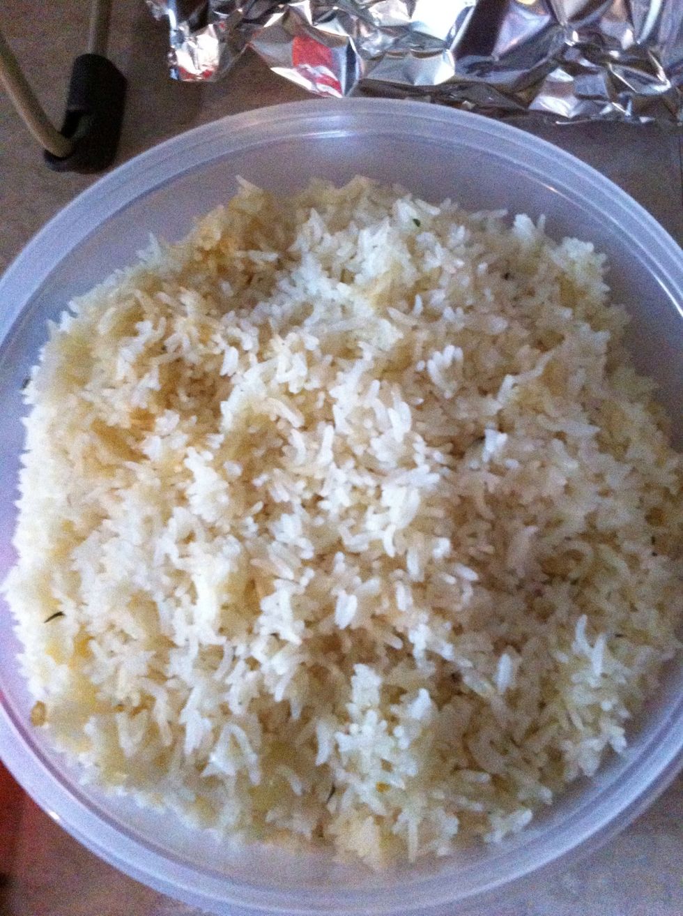 Cook some white rice.