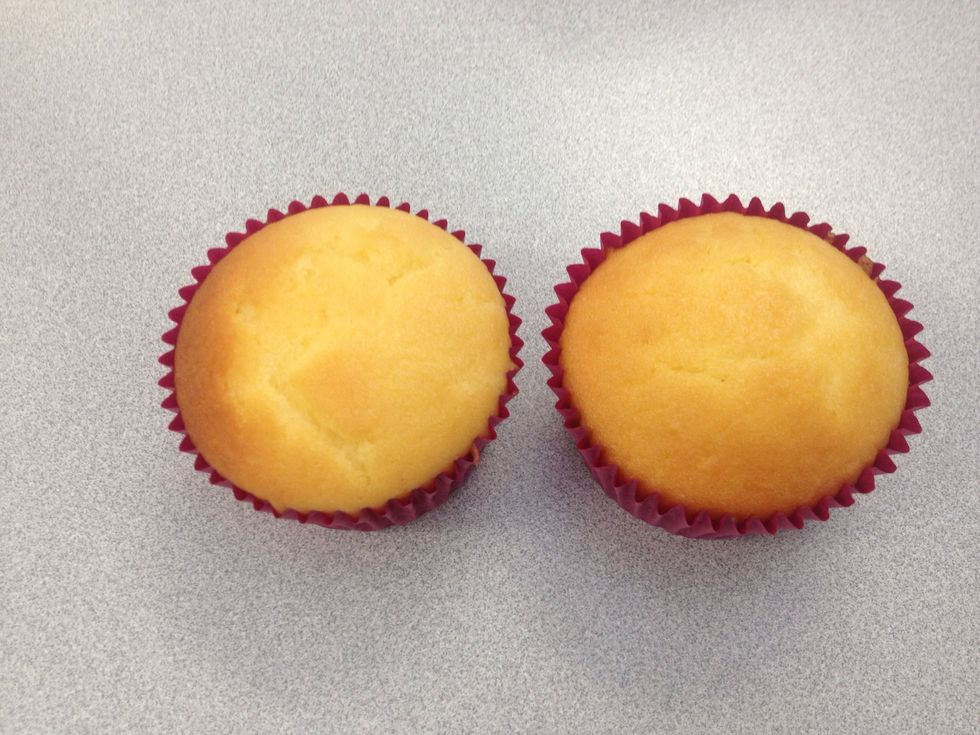Cook the cupcakes