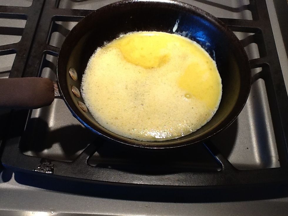 Cook the eggs, scrambled or omlet