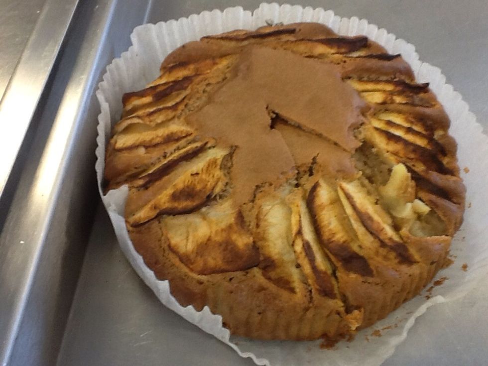 Cook the mixture in the oven for 20-25 minutes in the preheated oven and when fully cooked leave on a cooling rack