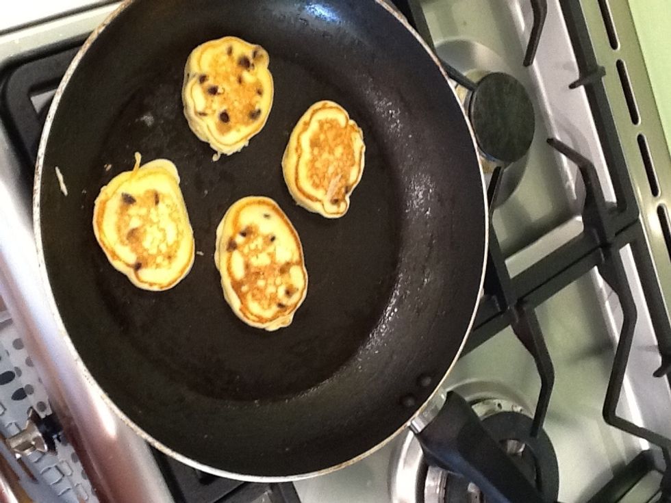 Cook the other side.