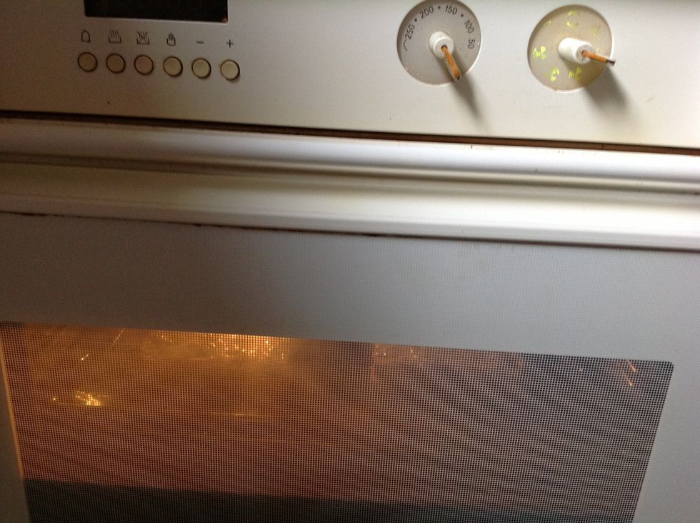 Cook them in a cool oven for about 30 minutes.