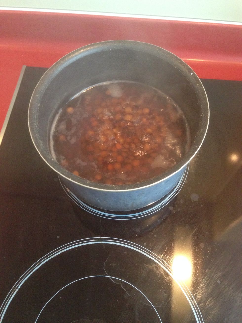 Cook them in about 3 cups of water until soft, but not mushy (about 20 minutes of simmering should do it)