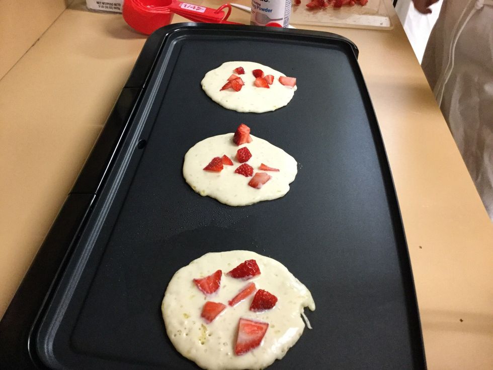 Cook three at a time.