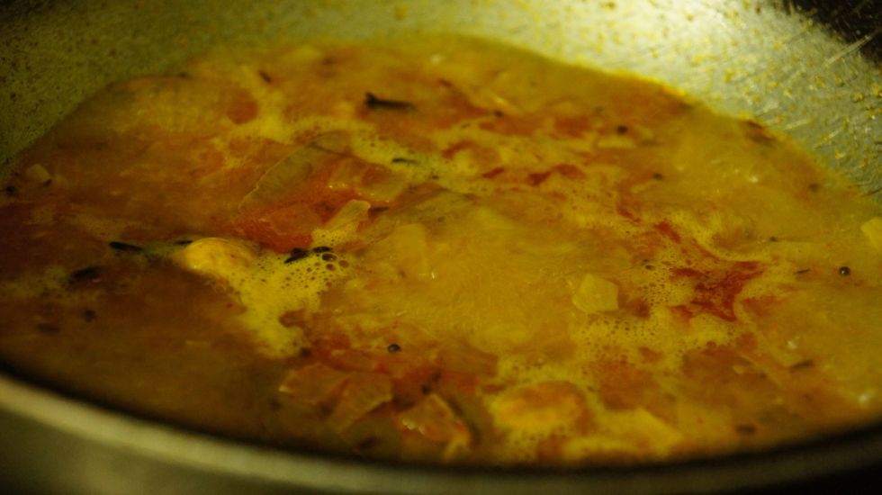 Cook till it gets boils..