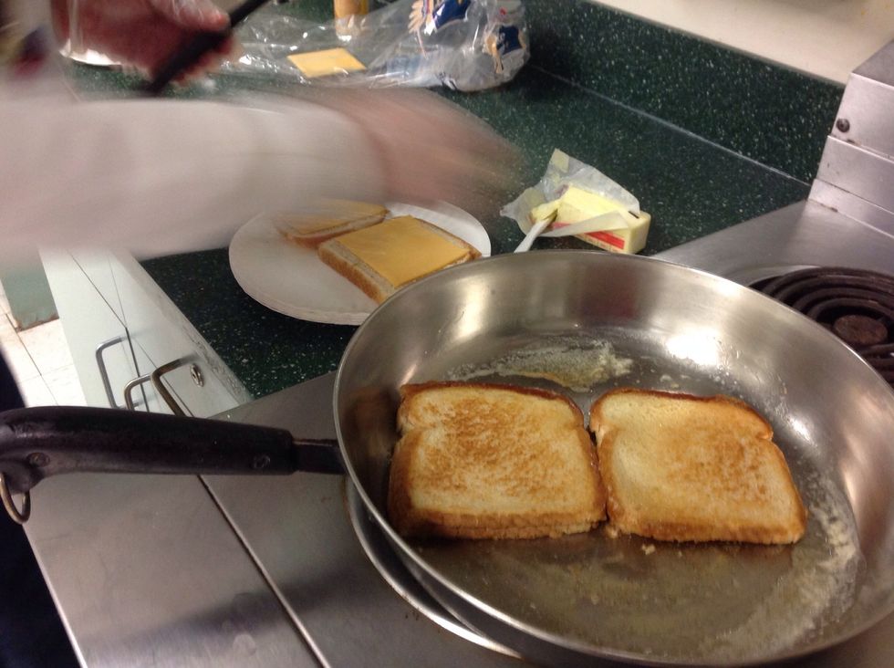 Cook until both sides are brown