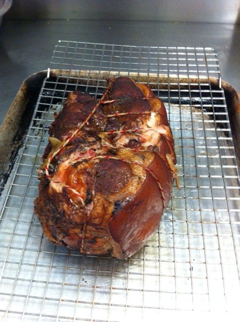 Cook until tender then remove, the outside will be brown