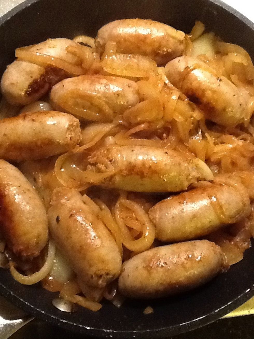 Cook until the onions are soft and transparent