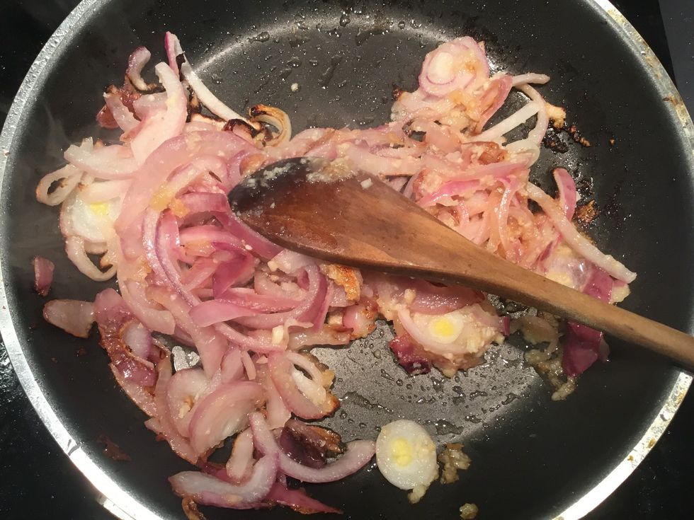 cook until translucent and starting to caramelise.