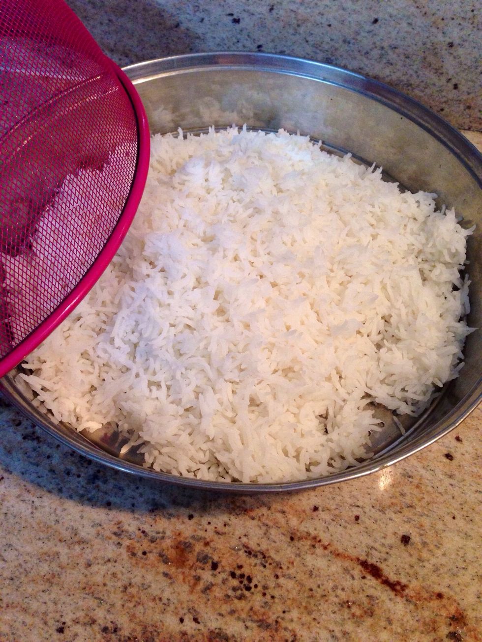 Cook ur rice and let it cool