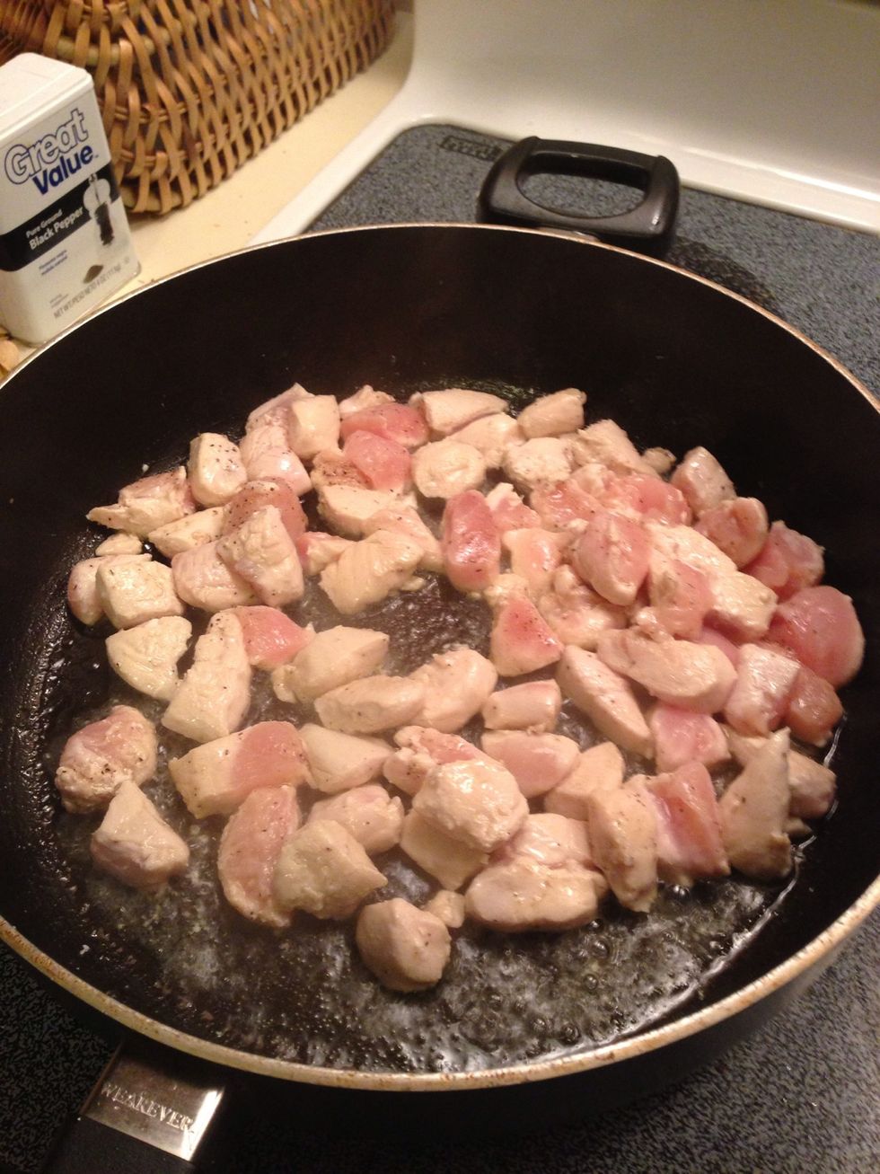 Cook your chicken until done