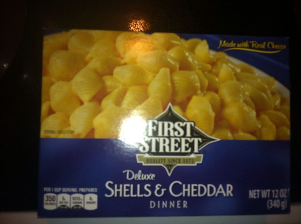 Cook your macaroni. Any kind will work.