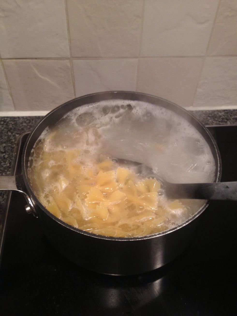 Cook your pasta according to package.