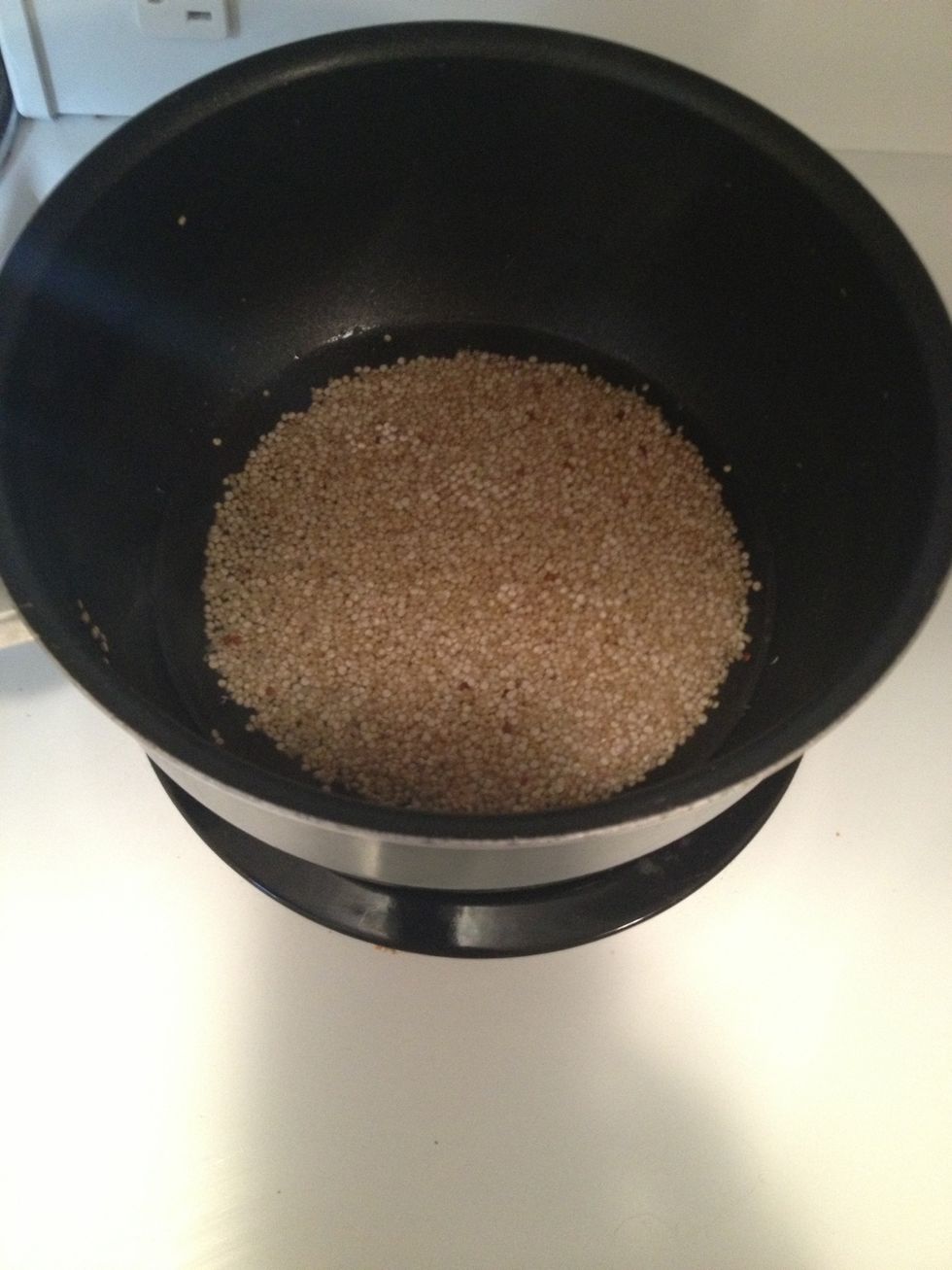 Cook your quinoa.