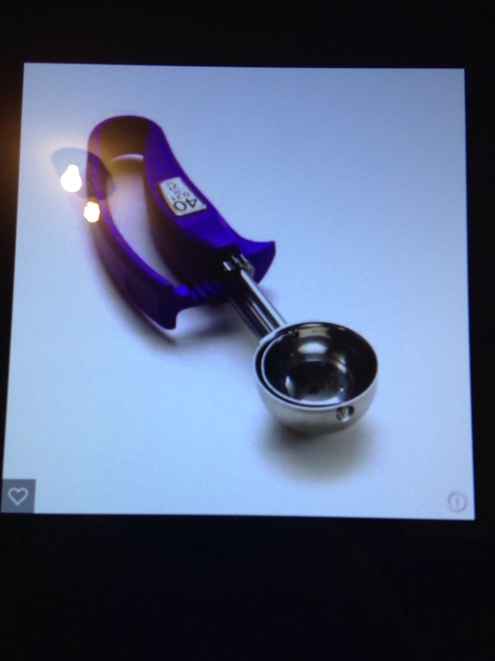 cookie Scoop  Used to scoop cookie batter  I can scoop cookie batter using a cookie scoop