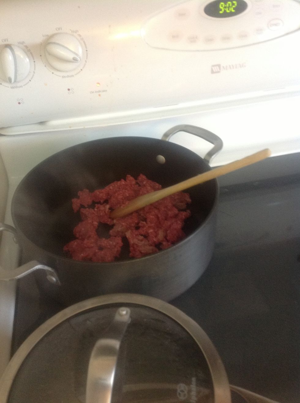 Cooking the meat