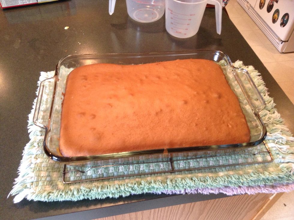 Cool cake completely