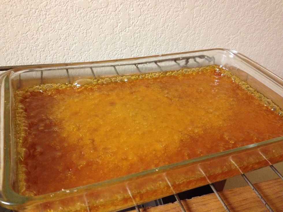 Cool completely, which takes at least about 2 hours because the jam is friggin' hot and bubbling!!! Don't even think of sticking your finger in it!!!\ud83d\ude31